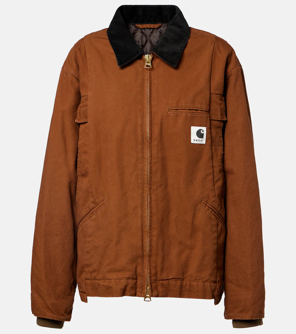  Sacai Sacai X Carhartt Cotton Canvas Puffer Jacket 