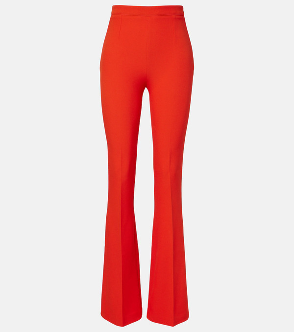  Safiyaa Safiyaa Alexa Crãªpe Flared Pants 