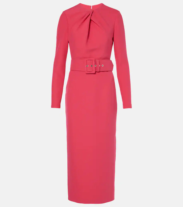  Safiyaa Safiyaa Belted Midi Dress 