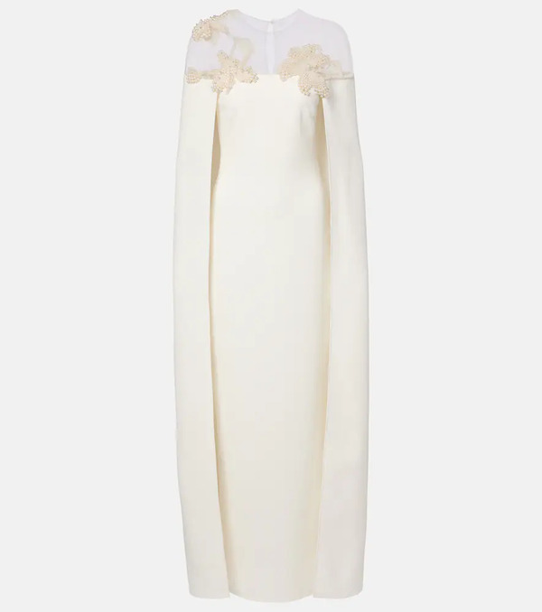  Safiyaa Safiyaa Bridal Ambere Embellished Crãªpe Gown 