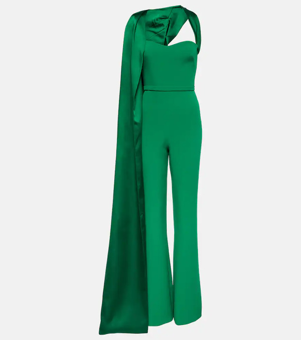  Safiyaa Safiyaa Lollian Marmont Caped Jumpsuit 