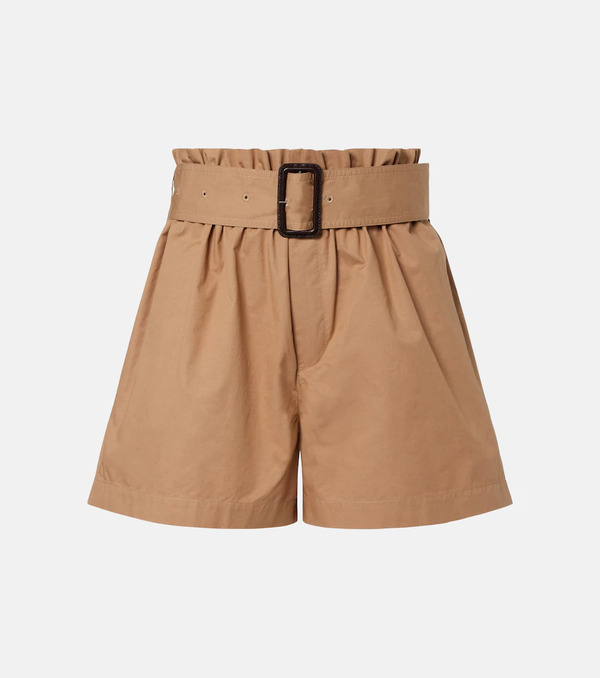  Saint Laurent Saint Laurent Belted Cotton Shorts 