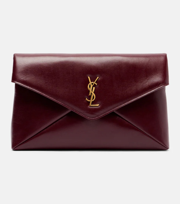  Saint Laurent Saint Laurent Cassandre Leather Pouch 