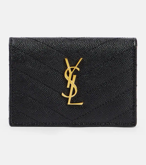  Saint Laurent Saint Laurent Cassandre Matelassã© Leather Card Case 