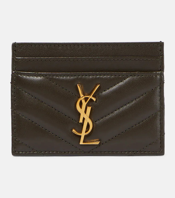  Saint Laurent Saint Laurent Cassandre Matelassã© Leather Card Holder 
