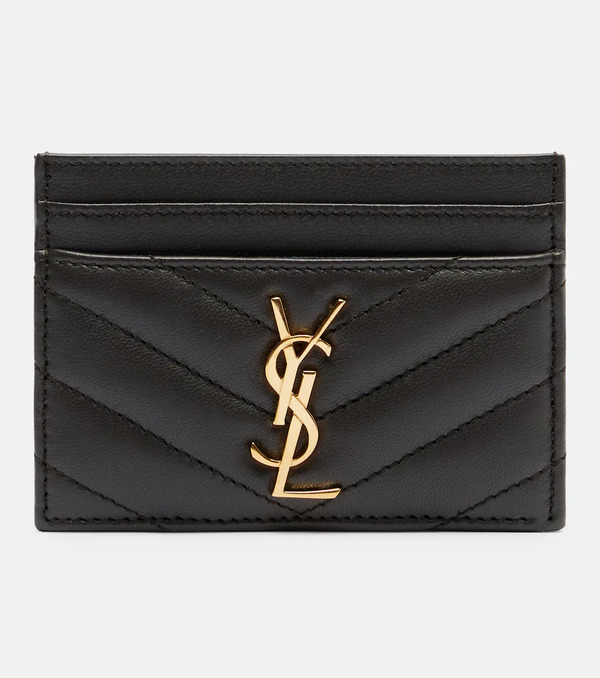  Saint Laurent Saint Laurent Cassandre Matelassã© Leather Card Holder 