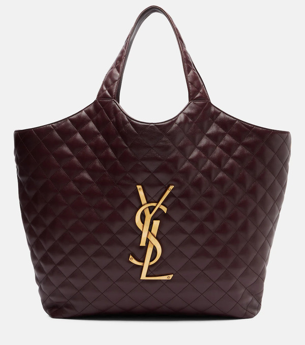  Saint Laurent Saint Laurent Icare Maxi Quilted Leather Shopper 