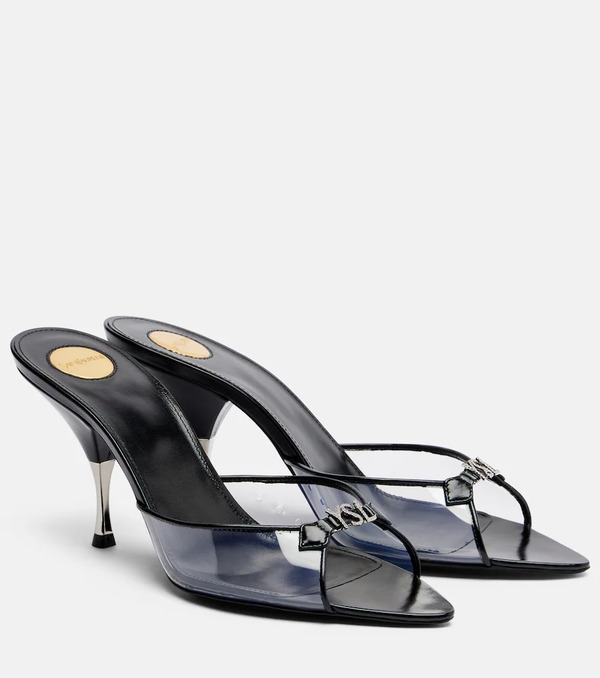  Saint Laurent Saint Laurent Jerry Crystal-embellished Mules 