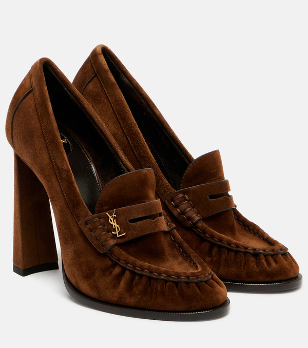  Saint Laurent Saint Laurent Le Loafer 110 Suede Loafer Pumps 
