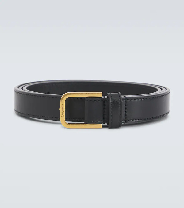  Saint Laurent Saint Laurent Leather Belt 