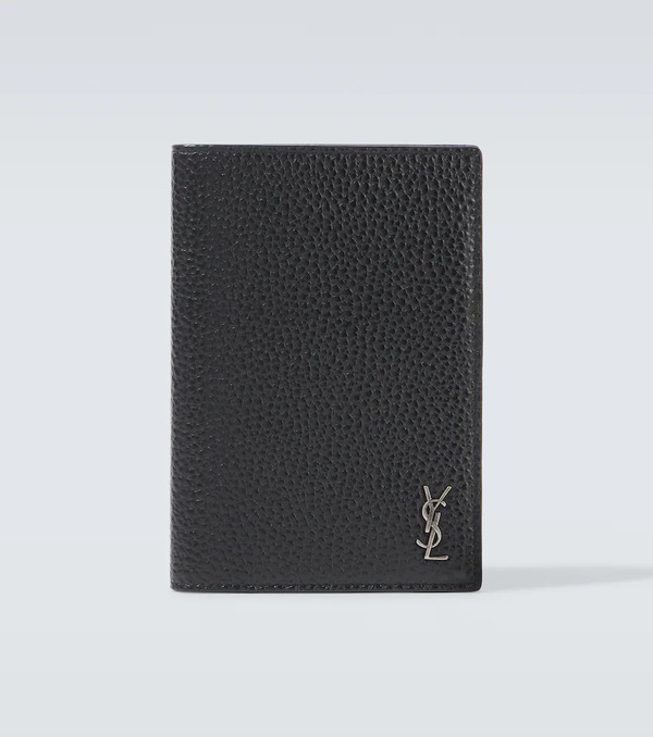  Saint Laurent Saint Laurent Leather Passport Holder 