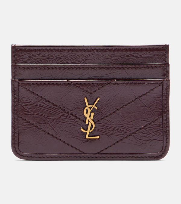  Saint Laurent Saint Laurent Niki Leather Card Holder 