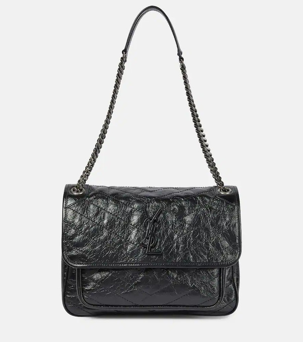  Saint Laurent Saint Laurent Niki Medium Leather Shoulder Bag 