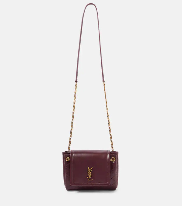  Saint Laurent Saint Laurent Nolita Mini Leather Crossbody Bag 