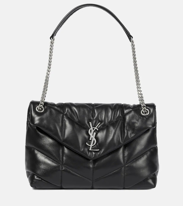  Saint Laurent Saint Laurent Puffer Medium Leather Shoulder Bag 