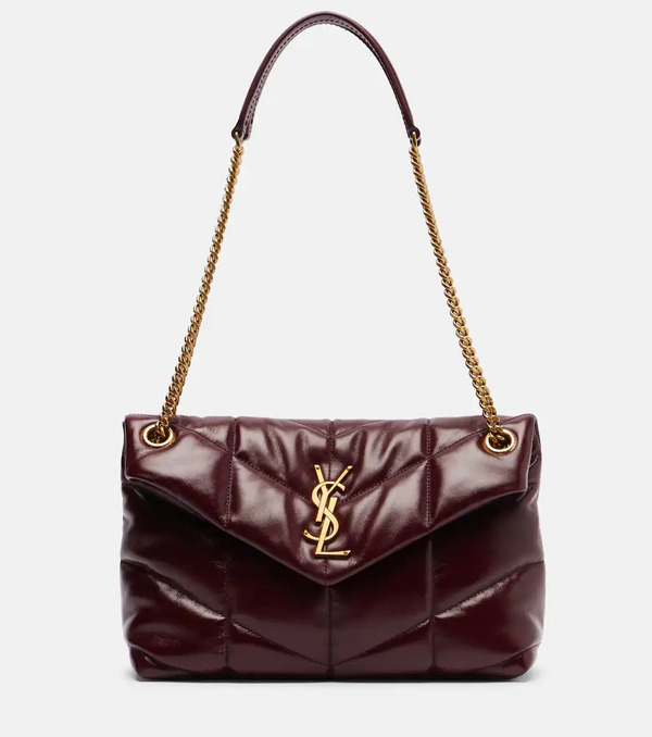  Saint Laurent Saint Laurent Puffer Small Leather Shoulder Bag 