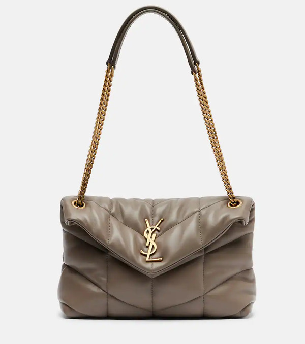  Saint Laurent Saint Laurent Puffer Small Quilted Leather Shoulder Bag 