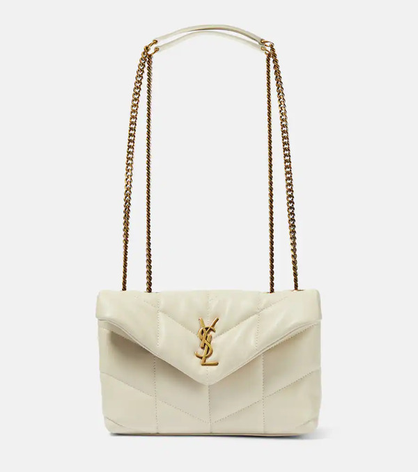  Saint Laurent Saint Laurent Puffer Toy Leather Shoulder Bag 