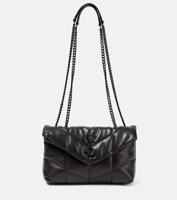  Saint Laurent Saint Laurent Puffer Toy Leather Shoulder Bag 