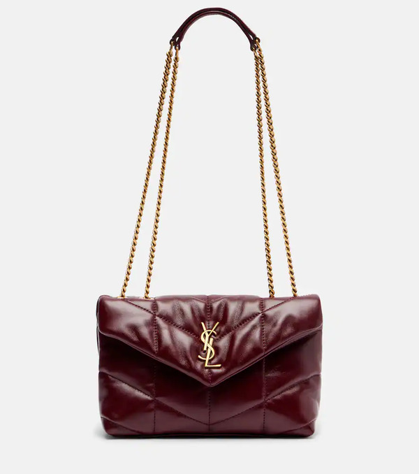  Saint Laurent Saint Laurent Puffer Toy Leather Shoulder Bag 