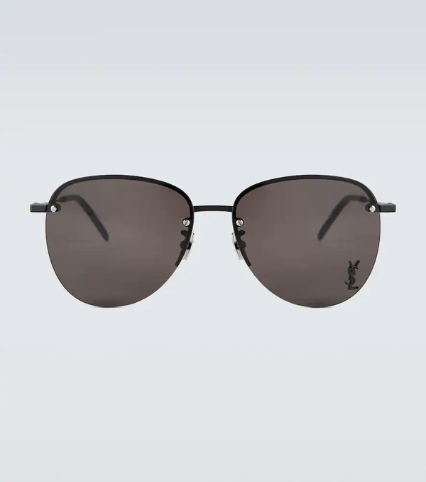  Saint Laurent Saint Laurent Round-frame Sunglasses 