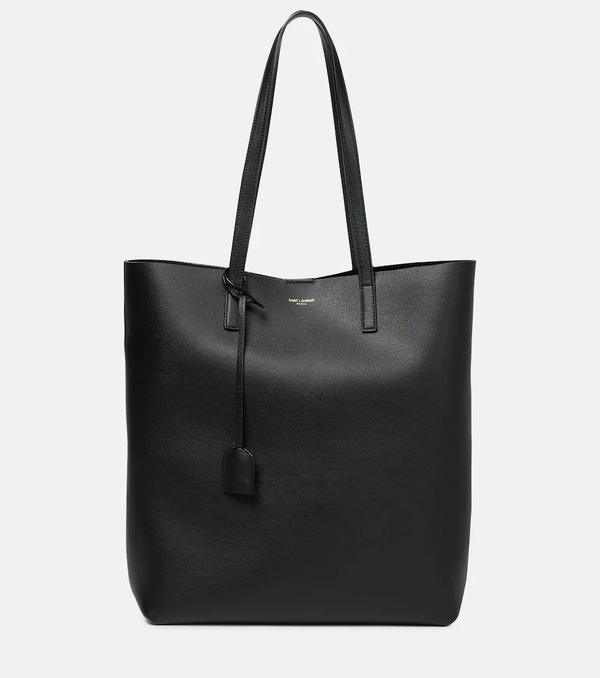  Saint Laurent Saint Laurent Shopping N/s Leather Tote Bag 