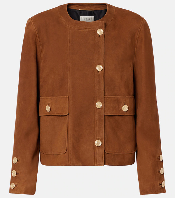  Saint Laurent Saint Laurent Suede Jacket 