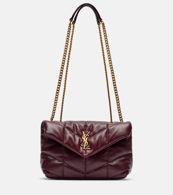  Saint Laurent Saint Laurent Toy Puffer Leather Shoulder Bag 