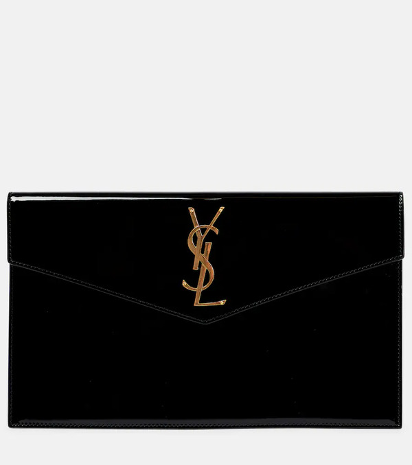  Saint Laurent Saint Laurent Uptown Patent Leather Clutch 