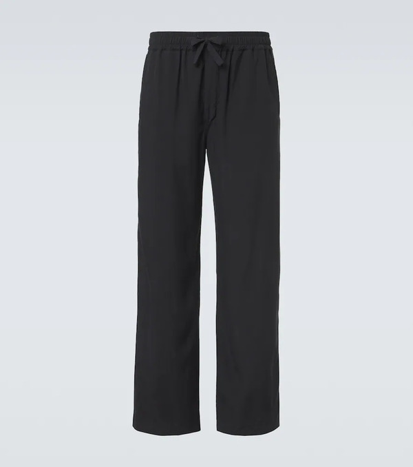  Saman Amel Saman Amel Alio Silk Straight Pants 