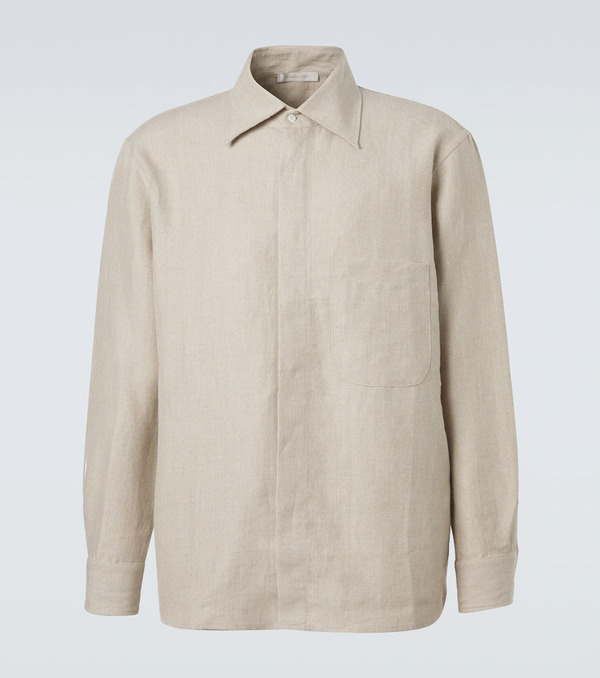  Saman Amel Saman Amel Linen Overshirt 
