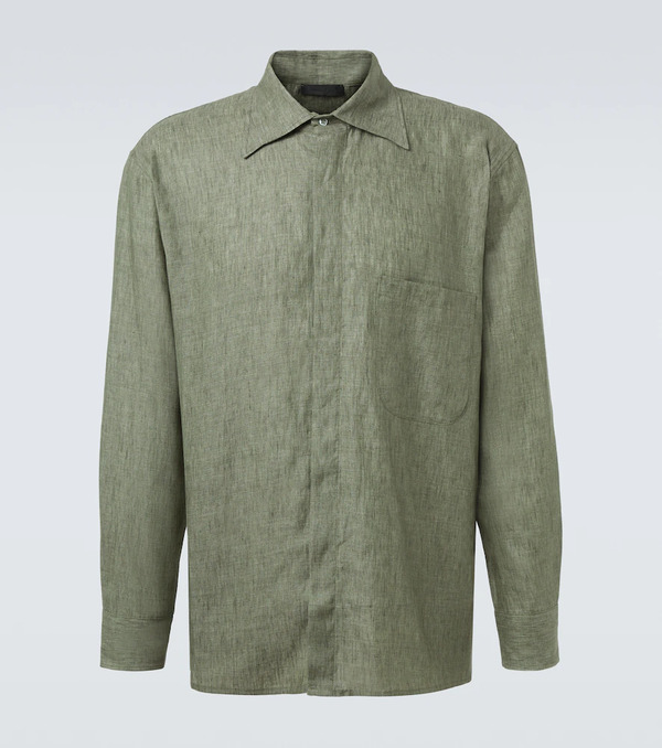  Saman Amel Saman Amel Resort Linen Shirt 