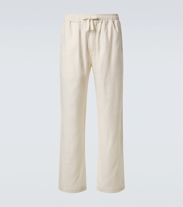  Saman Amel Saman Amel Silk Straight Pants 