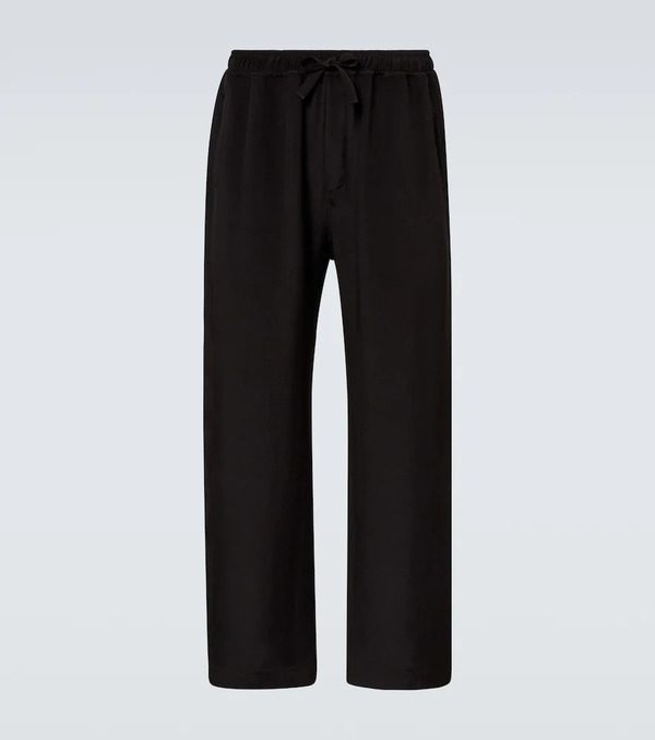  Saman Amel Saman Amel Silk Wide-leg Pants 