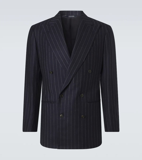 Saman Amel Saman Amel Striped Wool Blazer 