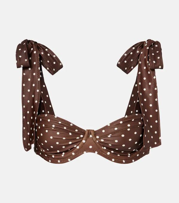  Same Same Lady Polka-dot Bikini Top 