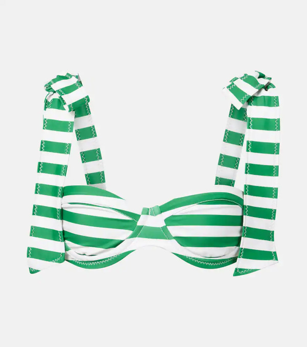  Same Same Lady Striped Bikini Top 