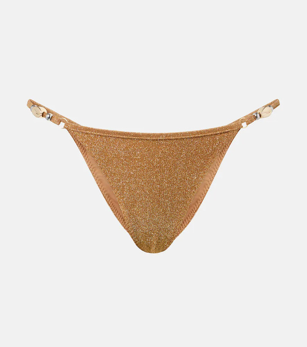  Same Same Shell Embellished Bikini Bottoms 
