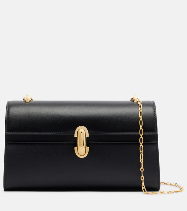  Savette Savette Symmetry Chain Mini Leather Crossbody Bag 