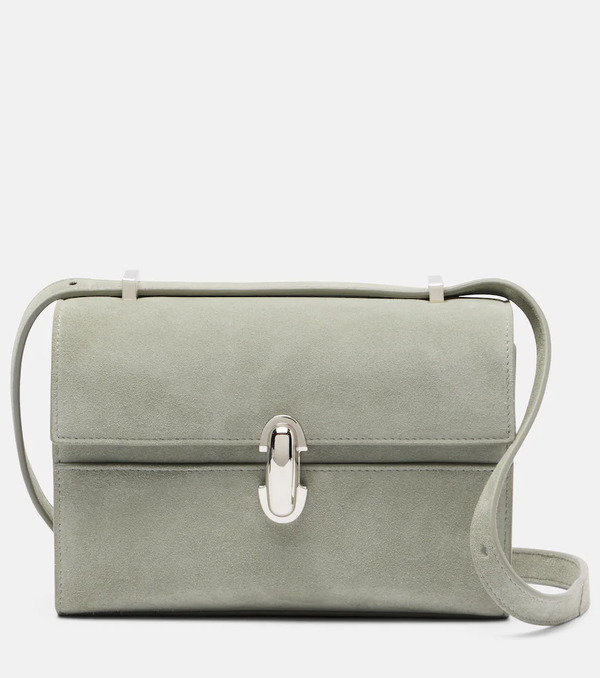  Savette Savette Symmetry 19 Mini Suede Shoulder Bag 