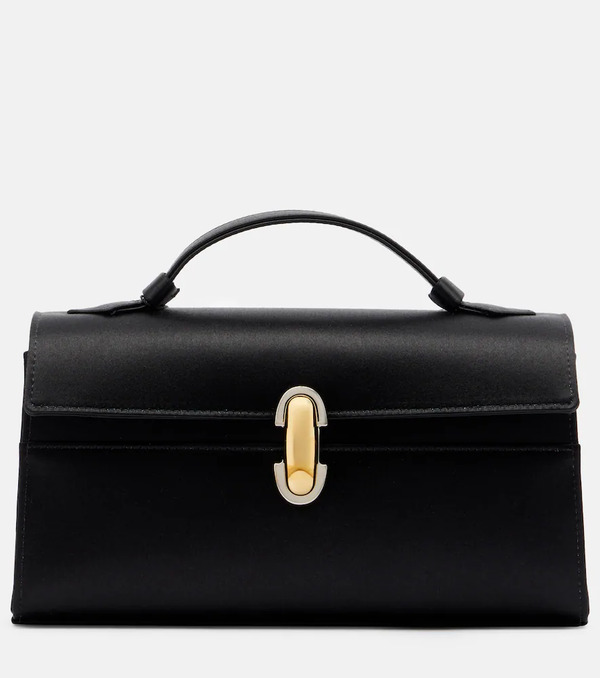  Savette Savette Symmetry Small Satin Top-handle Bag 