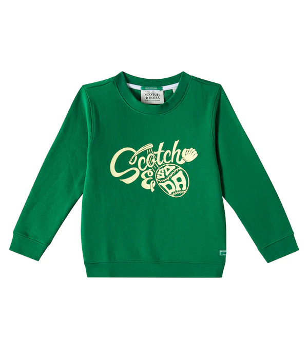  Scotch & Soda Kids Scotch & Soda Kids Logo Cotton Sweatshirt 