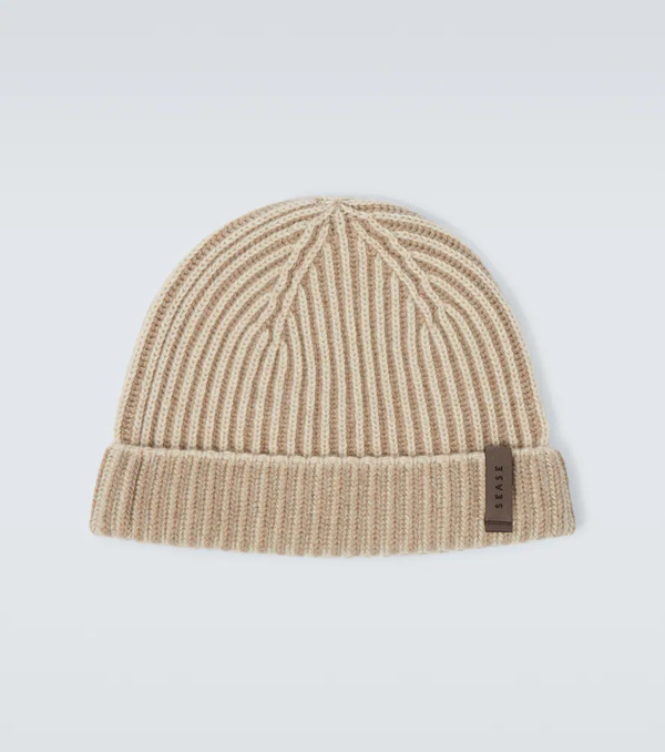  Sease Sease Dinghy Ribbed-knit Cashmere Beanie 