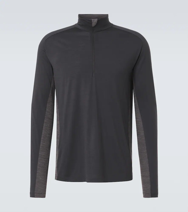  Sease Sease Runner Virgin Wool Half-zip Sweater 
