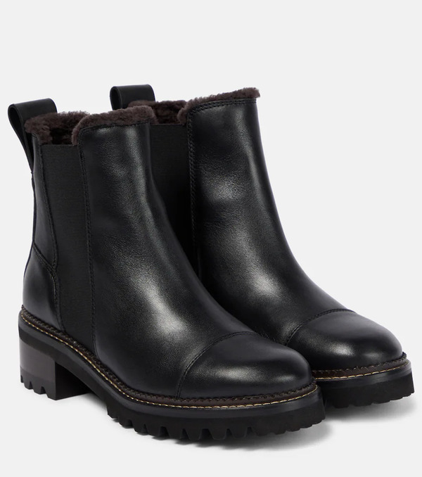  See By Chloe See By Chloã© Mallory Leather Chelsea Boots 