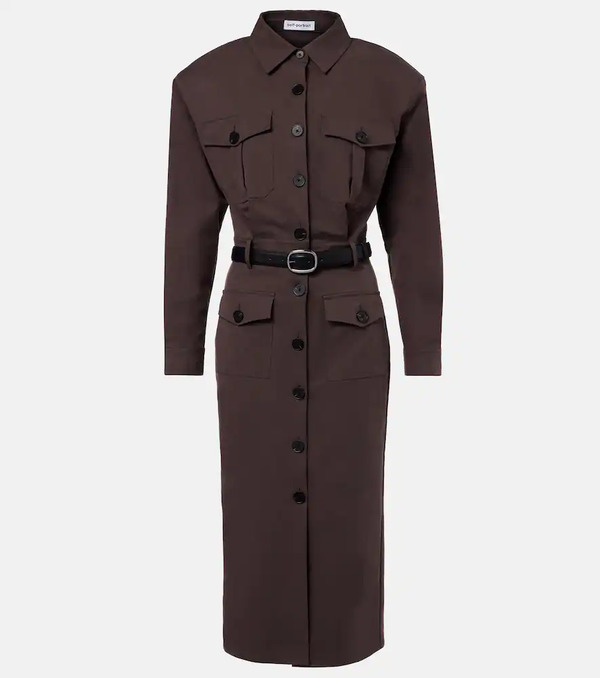  Self-portrait Self-portrait Belted Midi Dress 