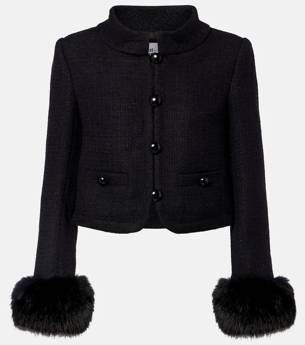  Self-portrait Self-portrait Boucle' Jacket 