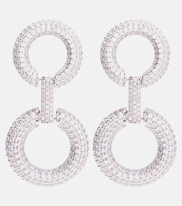  Self-portrait Self-portrait Crystal-embellished Earrings 