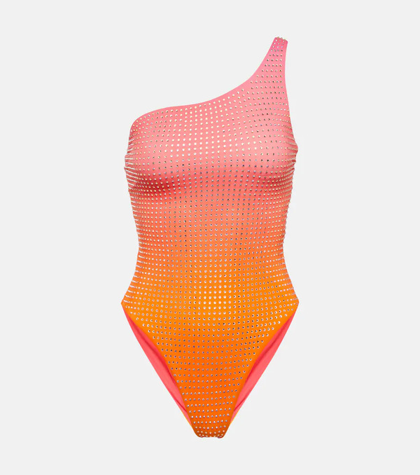 Self-portrait Self-portrait Crystal-embellished Swimsuit 