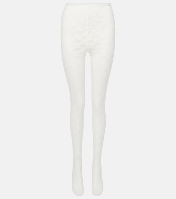  Self-portrait Self-portrait Floral Lace Tights 